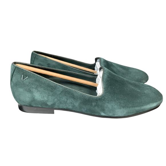 Vionic Women's 7.5W Scarab Suede Willa II Slip On Flat Loafers Comfort LB12-20 - Picture 1 of 6